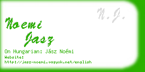 noemi jasz business card